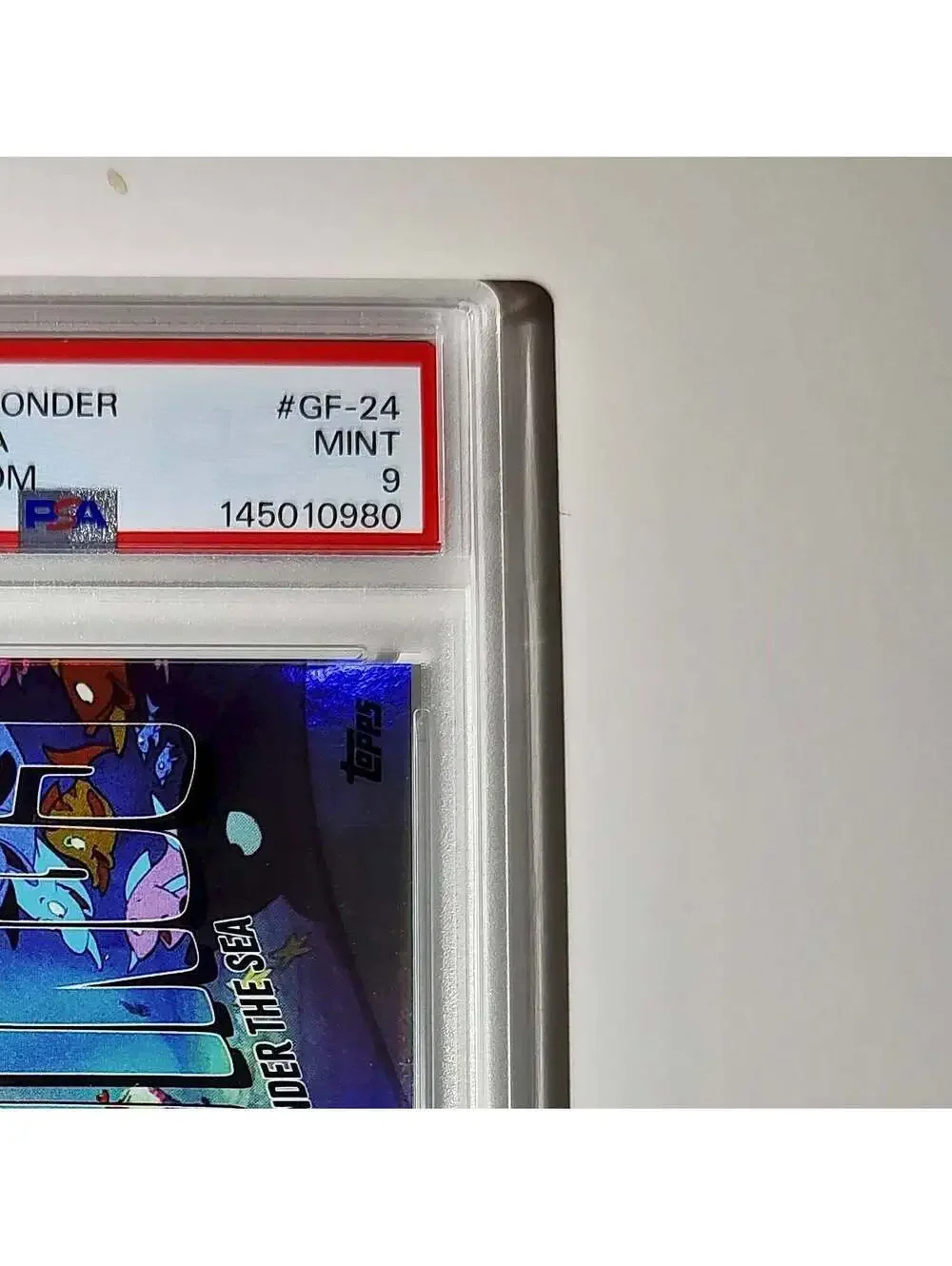 Under the Sea 2025 Topps Disney #GF-24 Greetings From The Little Mermaid PSA 9